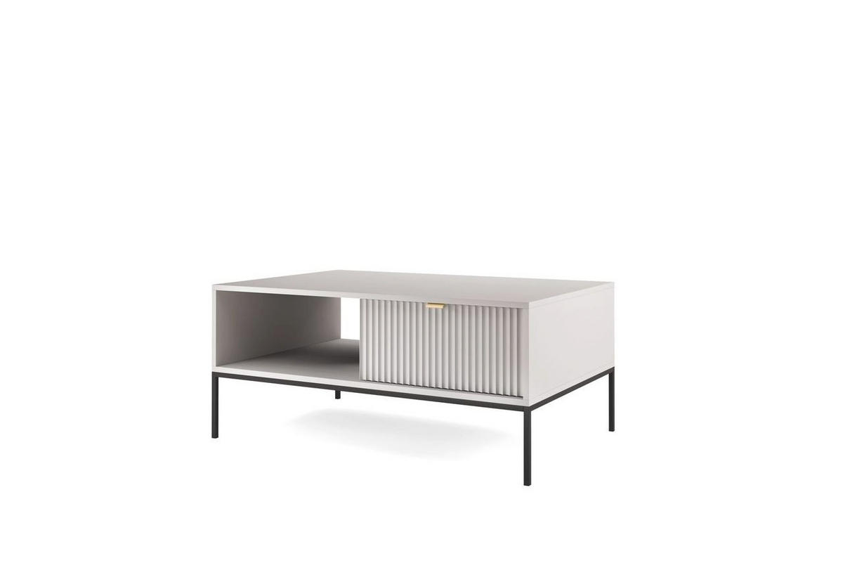 WOHNZIMMER Set 5-tlg. – NOVA – Grau - Grau, Holzwerkstoff (104/46/68cm) - hi-markt