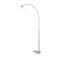 LED STEHLEUCHTE NEWCASTLE Silber Metall - Silberfarben, Metall (92/30/196cm) - Globo Lighting