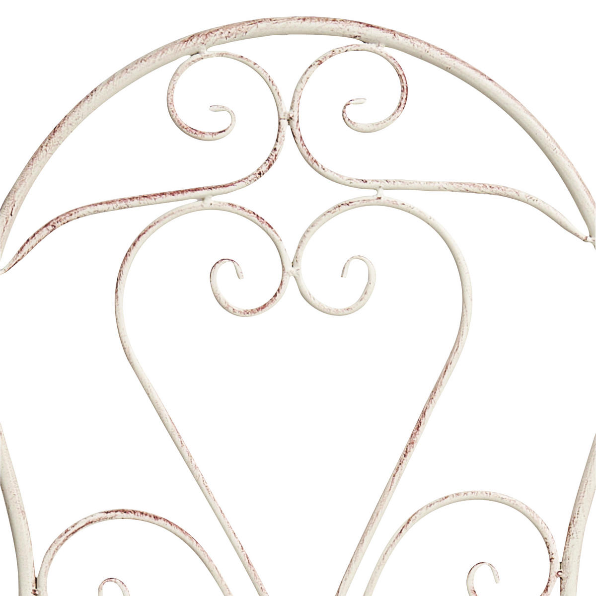 GARTENSTUHL 2er-Set Hellbeige Folelli - Beige, Metall (40/95/46cm) - Beliani