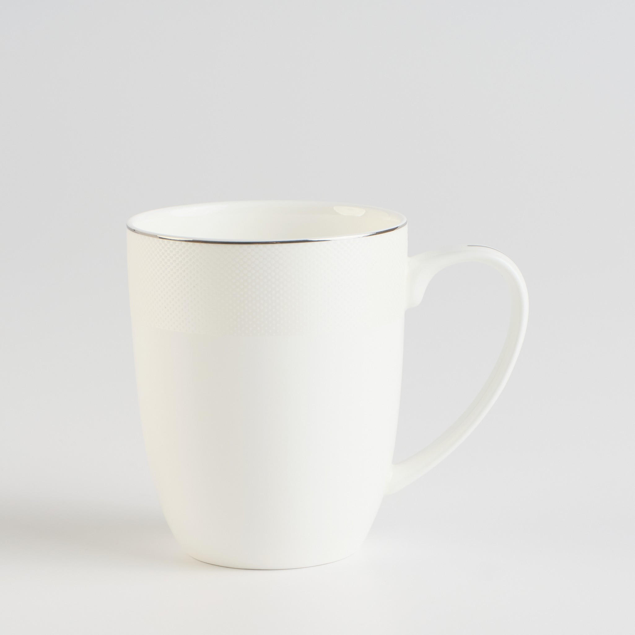 BECHER Bast - Weiß, Keramik (0.45L) - home&you