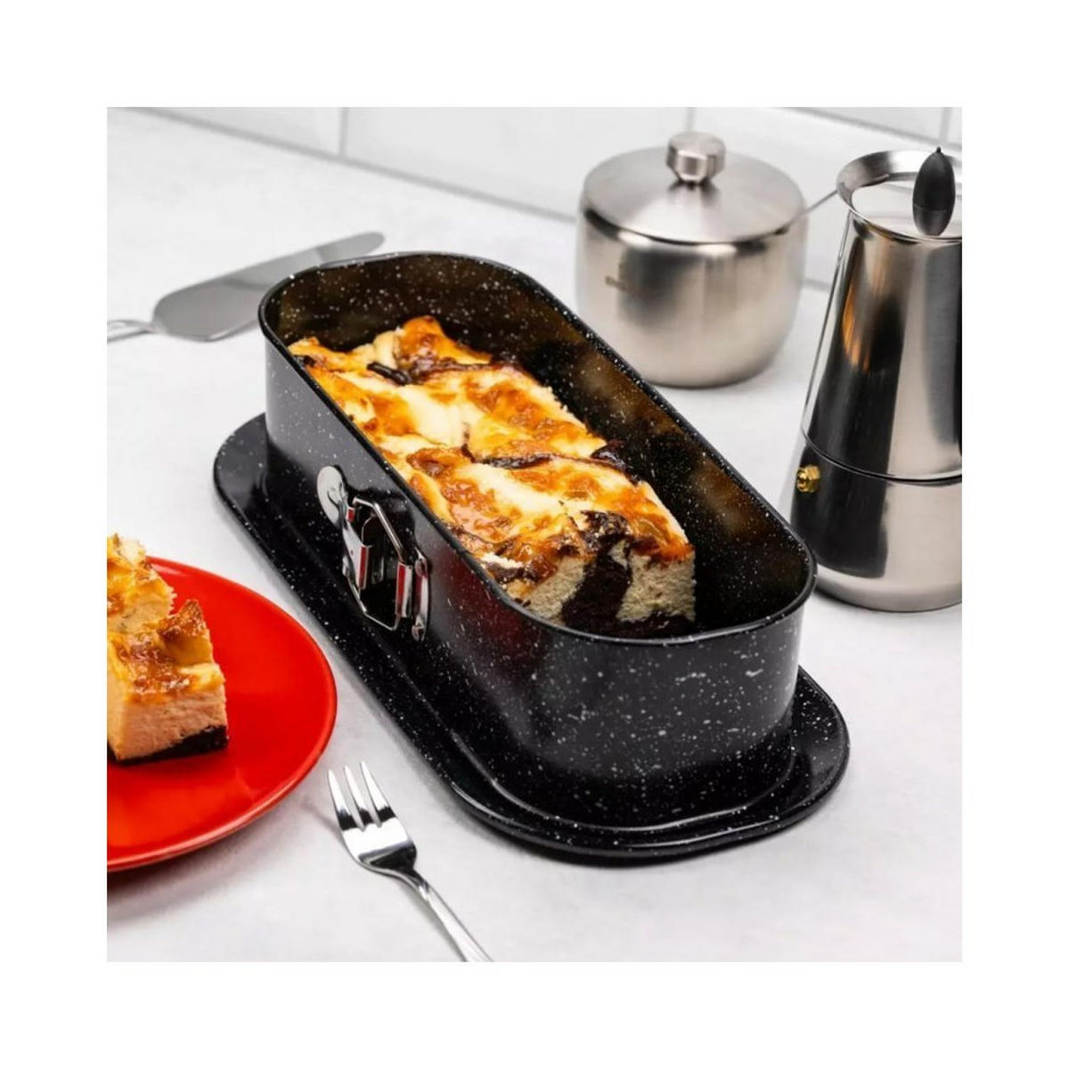 BACKFORM Schwarz 34.5/15.5/8 cm KH1785 - Schwarz, Metall (15.5/8/34.5cm) - Kinghoff 