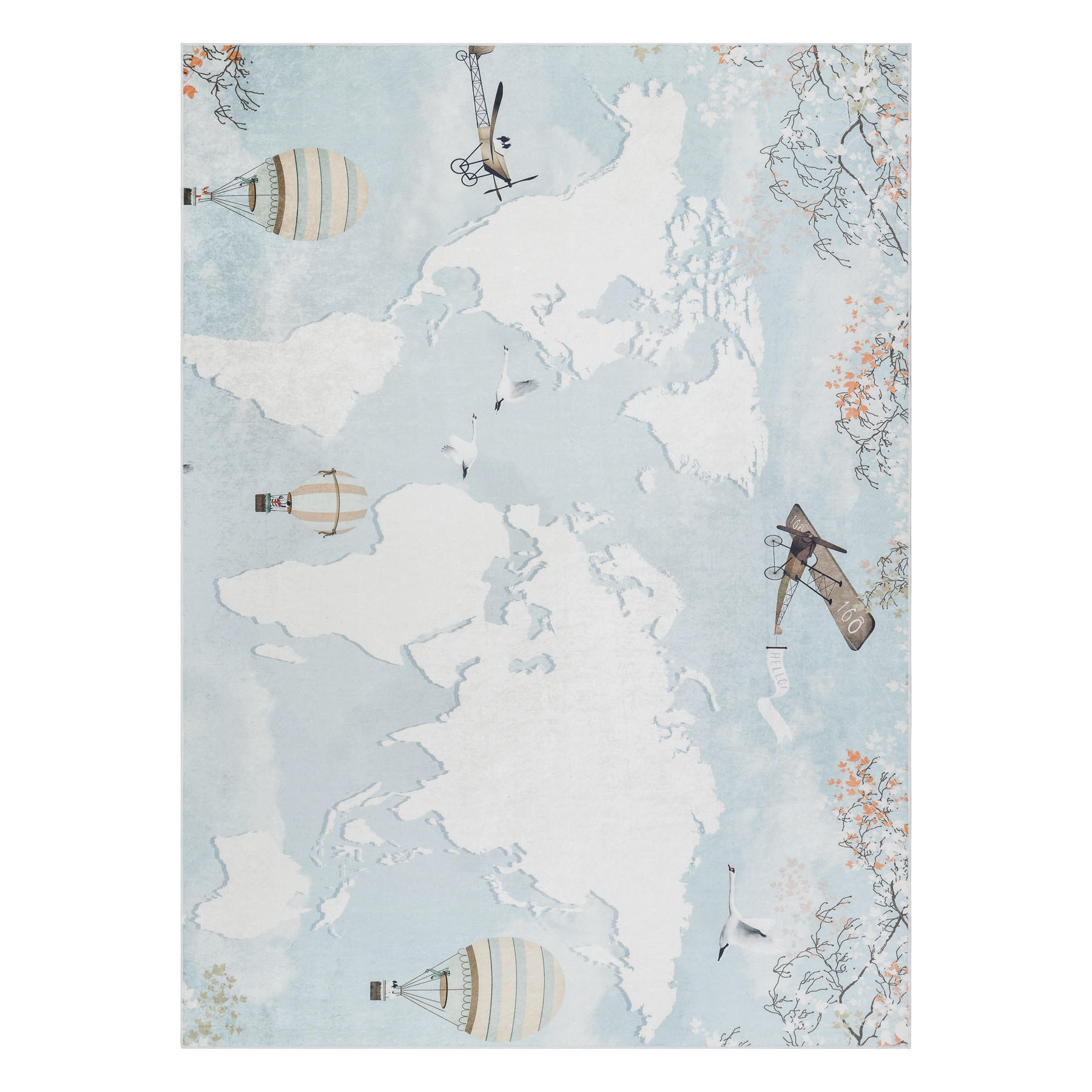 TEPPICH Bambino 140/190 cm - Blau, Textil (140/190cm) - rugsX