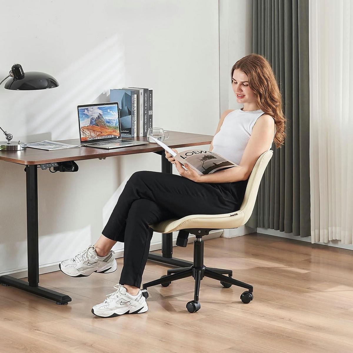 BÜROSTUHL Ergonomisch Beige - Beige, Kunststoff (60/78.5/42.4cm)