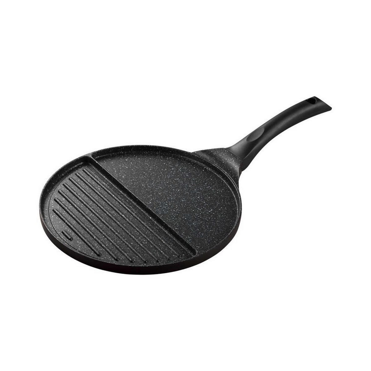 GRILLPFANNE Schwarz 27/27/1.35 cm KH1364 - Schwarz, Metall (27cm) - Kinghoff 