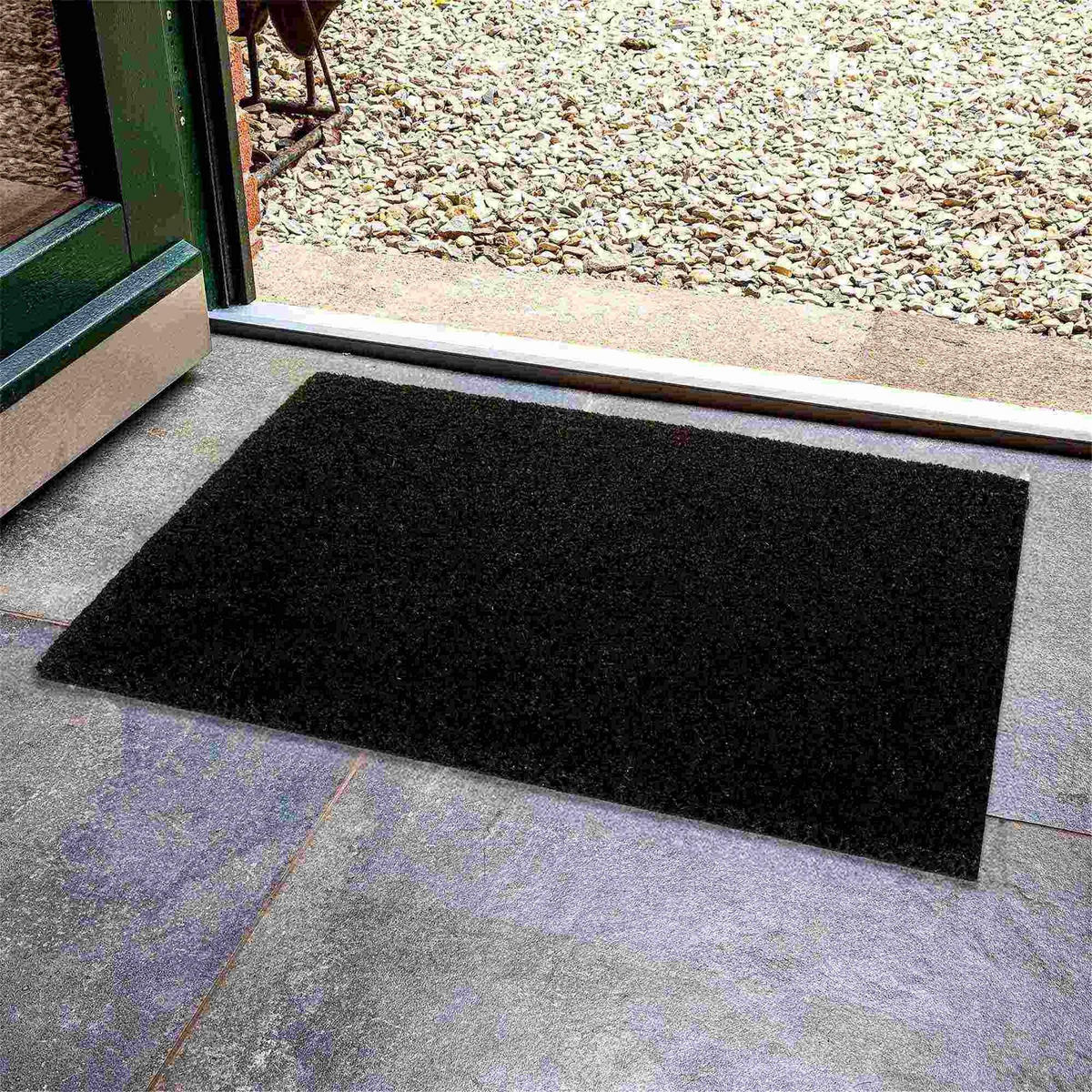 FUSSMATTE IN- UND OUTDOOR COCO COLOR T - Schwarz, Textil (40/60cm) - Astra