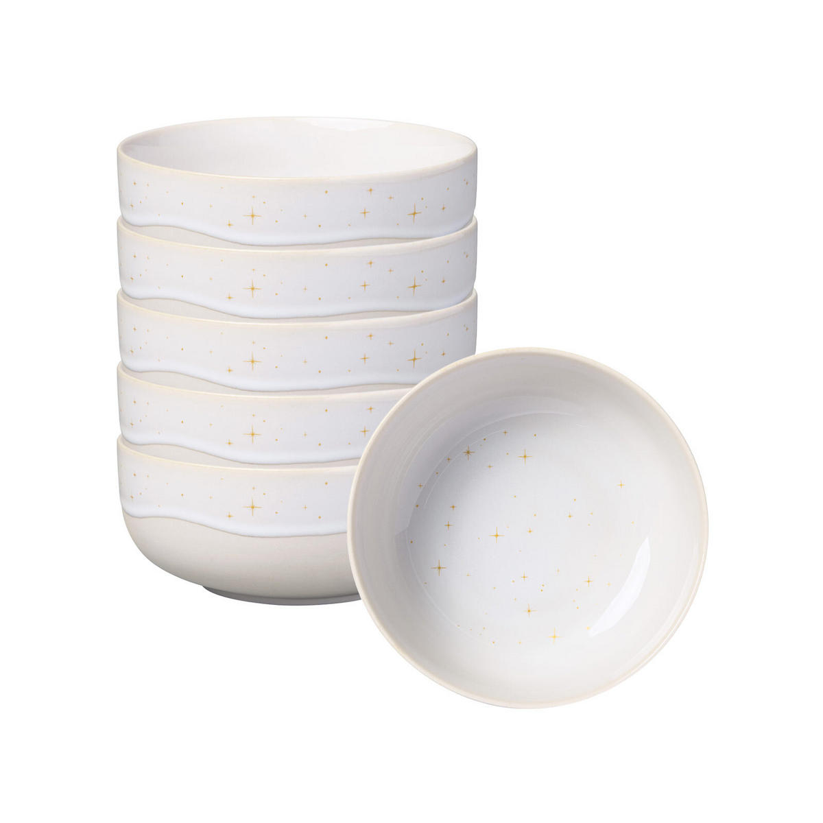 BOWLS Winter Glow beige ø 15 cm 6er Set - Beige, Keramik (15cm) - like.Villeroy & Boch