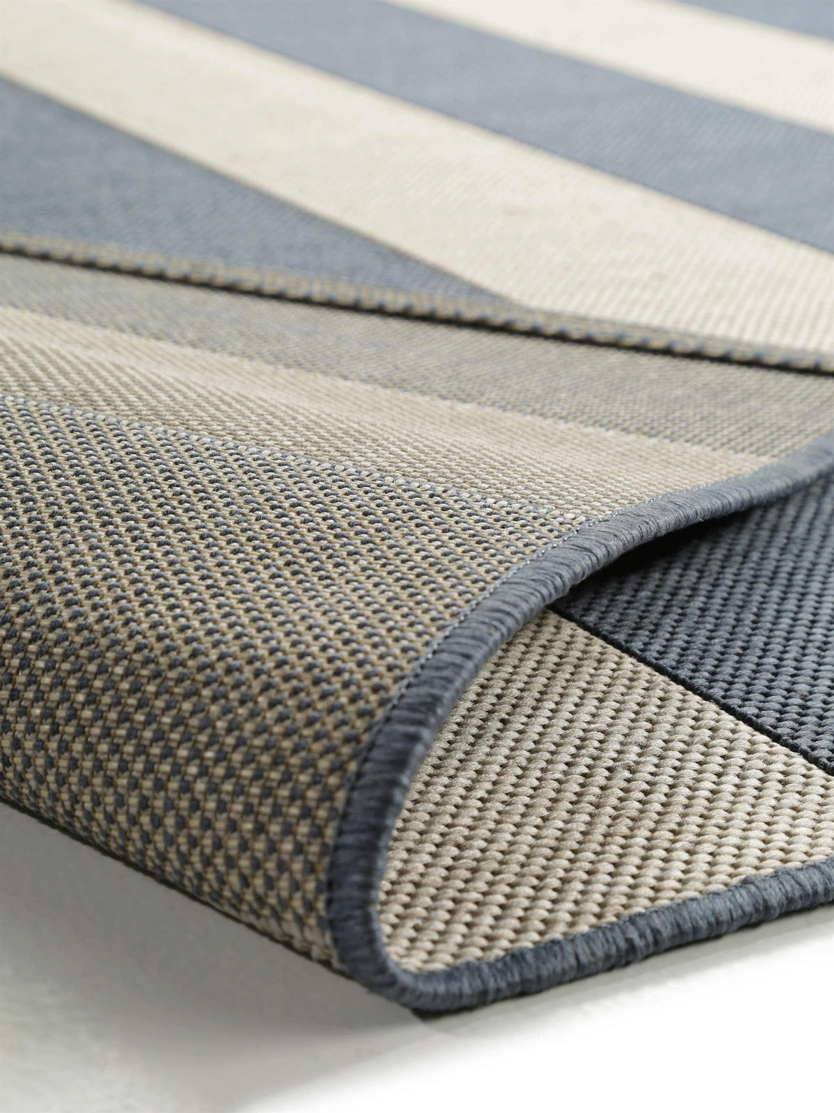 OUTDOORTEPPICH Metro Blau 140x200 cm - Blau, Textil (140/200cm) - benuta Nest