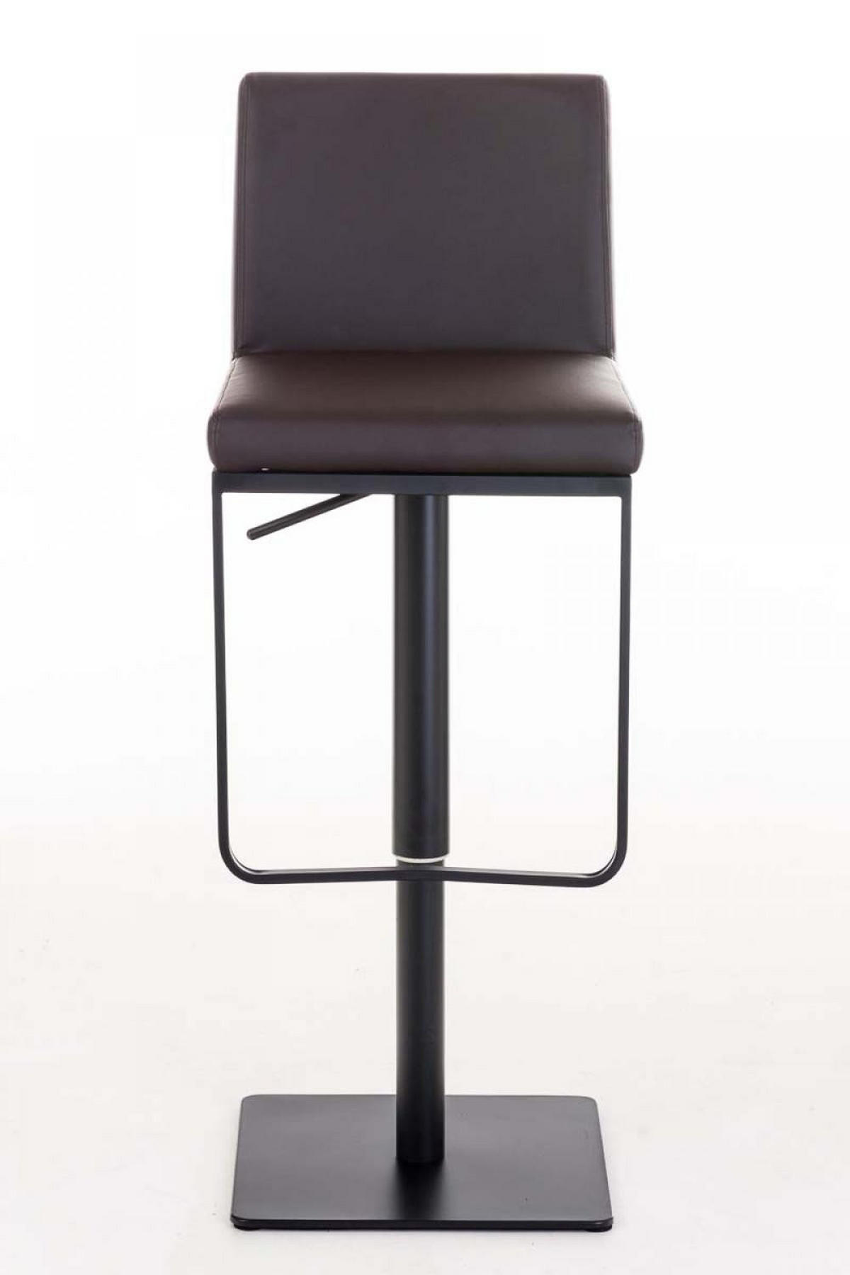 BARHOCKER Lederlook Braun - Schwarz/Braun, Textil/Metall (42/86/44cm) - CLP