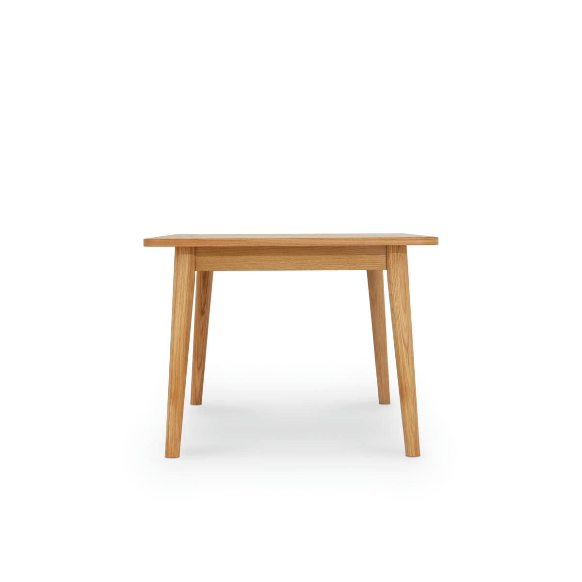 COUCHTISCH rechteckig Eiche massiv 70/125/52 cm - Eichefarben/Braun, Holz/Holzwerkstoff (70/125/52cm) - Furnhouse