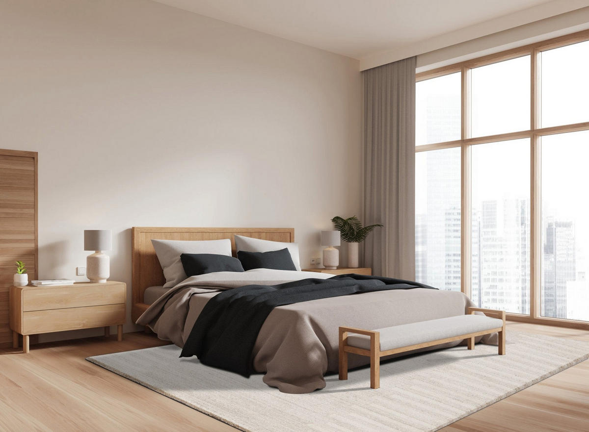 TEPPICH ultraweich skandinavischer Stil beige - Beige, Textil (200/290cm) - AFK Living