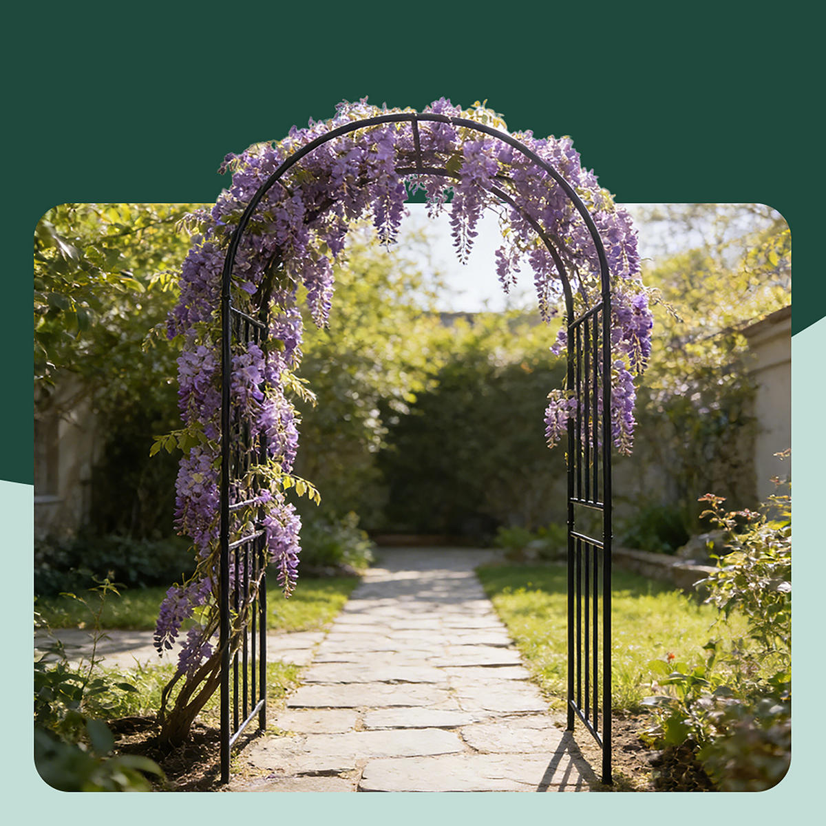 BOLTĂ Neagră metal 218 cm - negru, metal (44.5/218/120cm) - Relaxdays