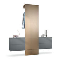 GARDEROBE Carlton Paneel in Bronze Optik - Bronzefarben, Holzwerkstoff (157/193/35cm) - Vladon