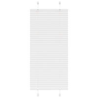 PLISSEE 55/100 cm Stoffbreite 54,4 cm aus Polyester Weiß - Weiß, Textil (55/100cm) - vidaXL