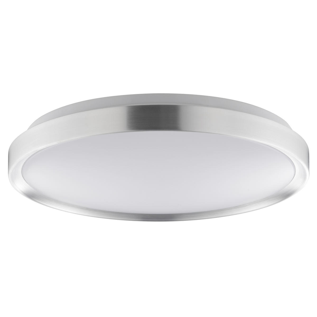 LED DECKENLEUCHTE Fancia Eisen/Weiß 39/39/6,5 cm - Multicolor, Metall (39/39/6.5cm) - Brilliant