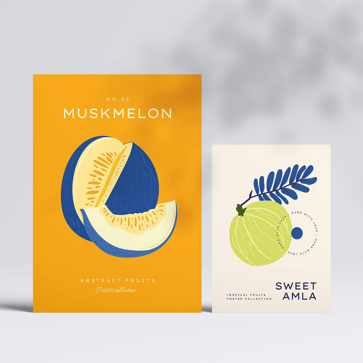 POSTER Set Mit 6 Lebensmittel Und Ernährungs Tropische Früchte A3 & A4 Rahmenlos - Klar, Papier (29/3cm) - Nacnic