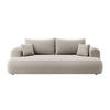 SCHLAFSOFA Ovo Cremeweiß Velours - Creme, Textil (250/98/110cm) - Selsey