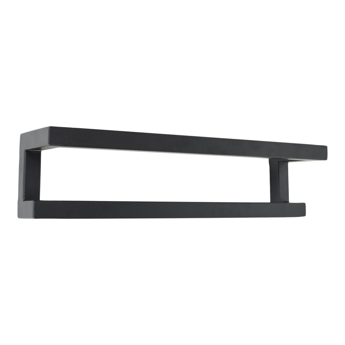 HANDTUCHSTÄNDER Fester Schwarz - Schwarz, Metall (48/12/12cm) - LOFT42