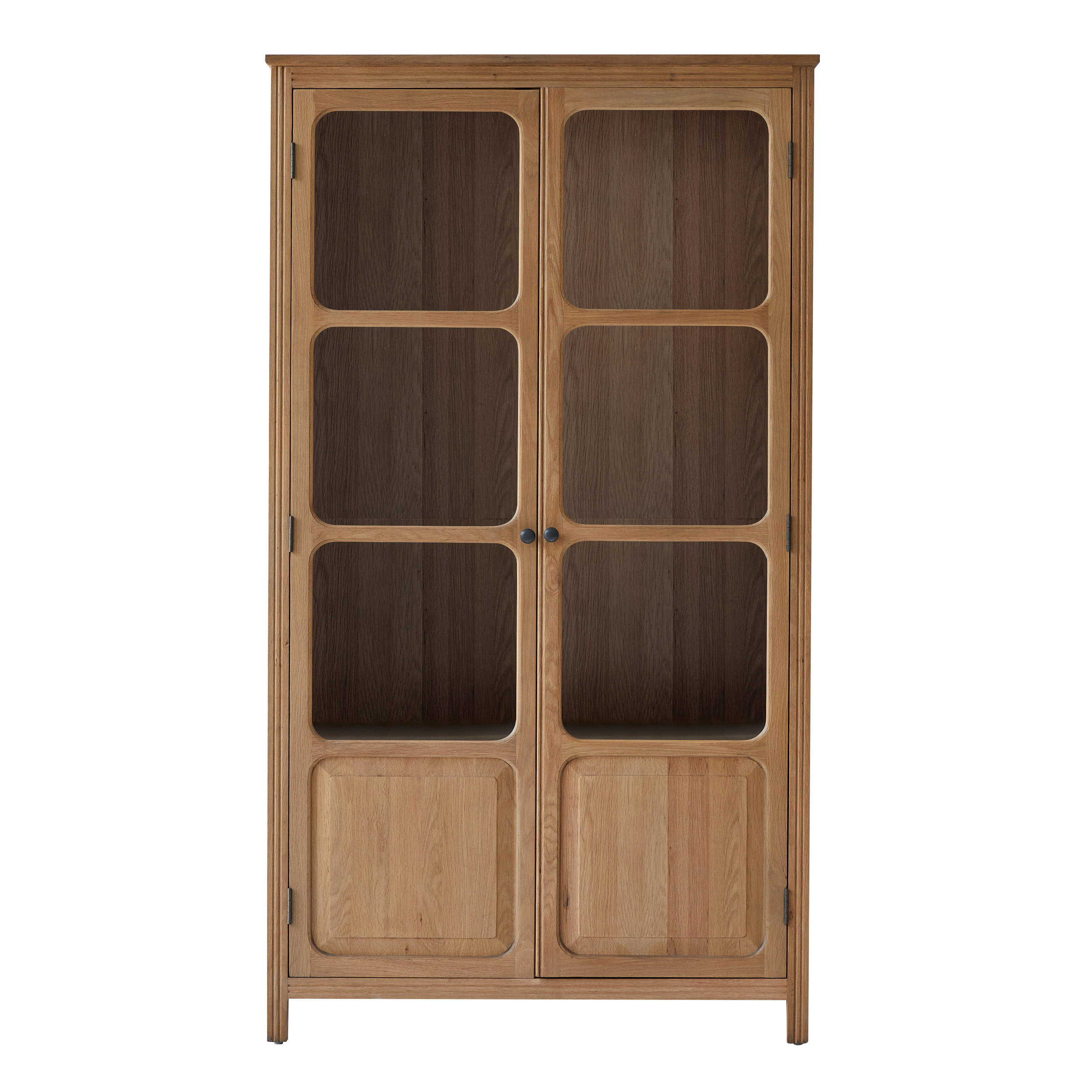 GESCHIRRSCHRANK Marthe Natur aus Eiche - Naturfarben, Holz (102/182/51cm) - Tikamoon