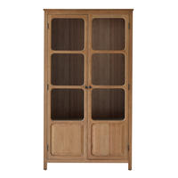 GESCHIRRSCHRANK Marthe Natur aus Eiche - Naturfarben, Holz (102/182/51cm) - Tikamoon