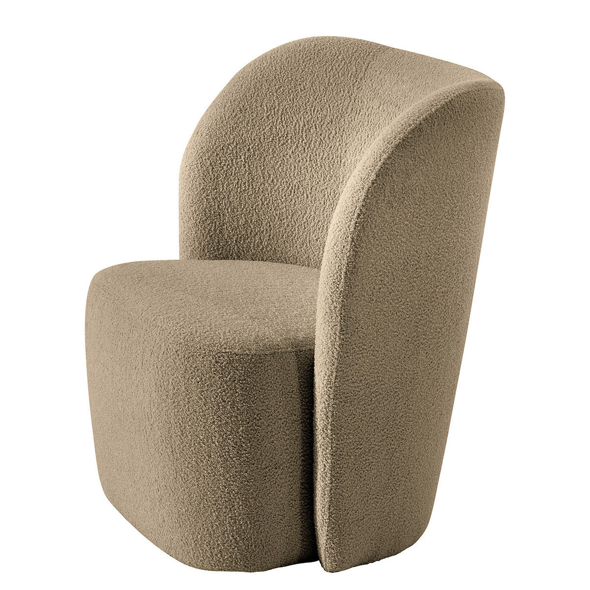 SESSEL - Schwarz/Cappuccino, Kunststoff/Textil (75/78/49cm) - home24