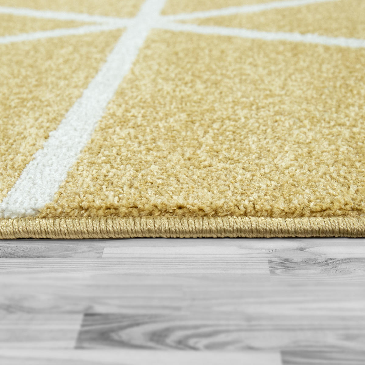 KURZFLORTEPPICH 60/100 cm Stella 401 - Gelb, Textil (60/100cm) - Paco Home