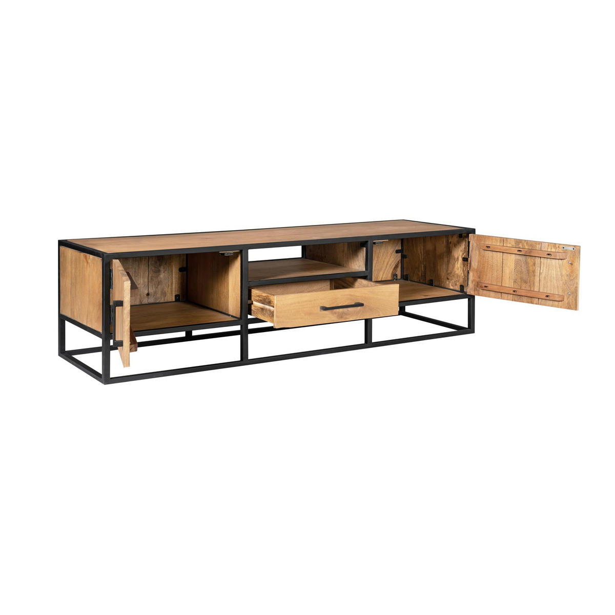 TV-MÖBEL Dakota Braun 45/180/50 cm - Braun, Holz (180/50/45cm) - Starfurn