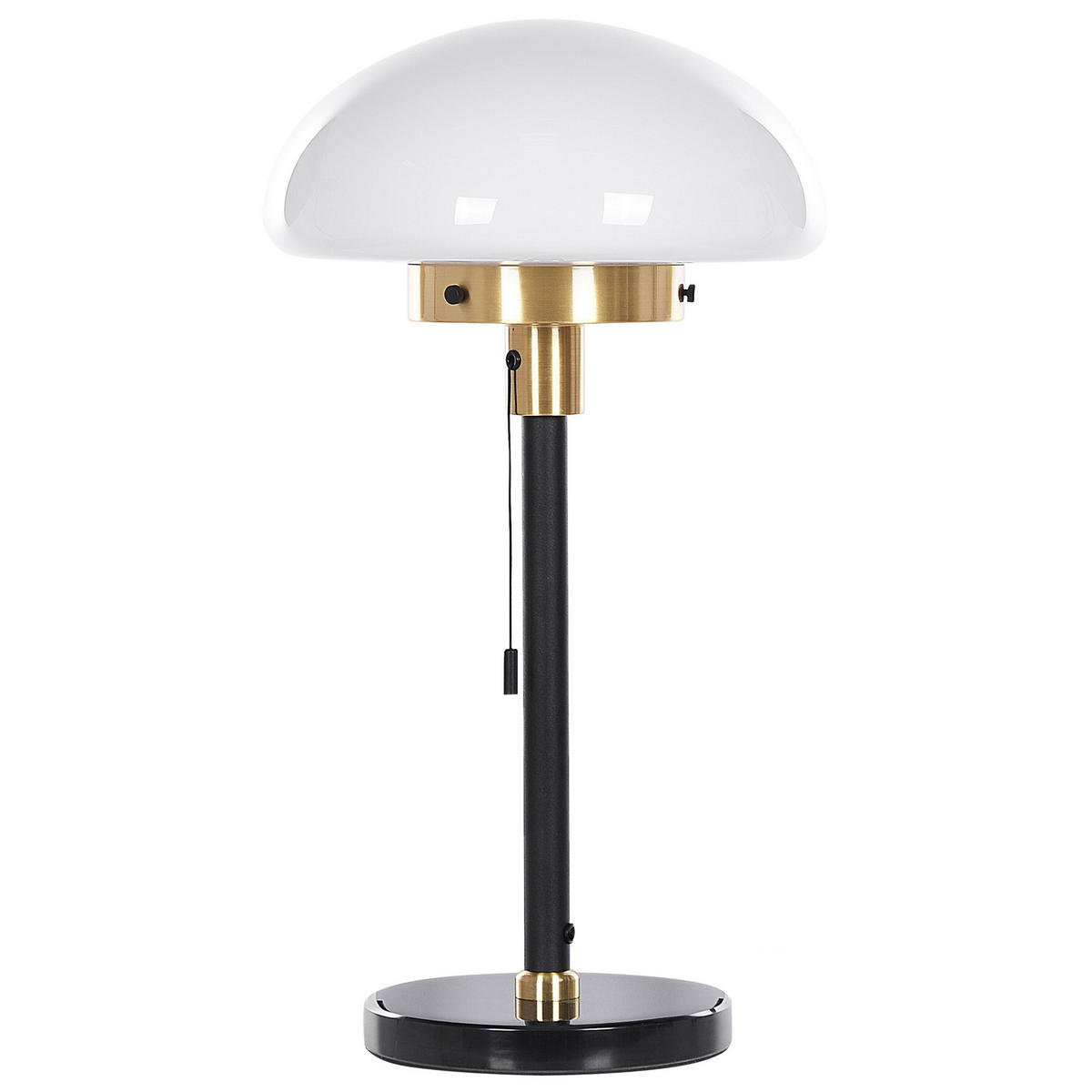 TISCHLAMPE Minija 28/28/66 cm - Schwarz, Metall (28/28/66cm) - Beliani