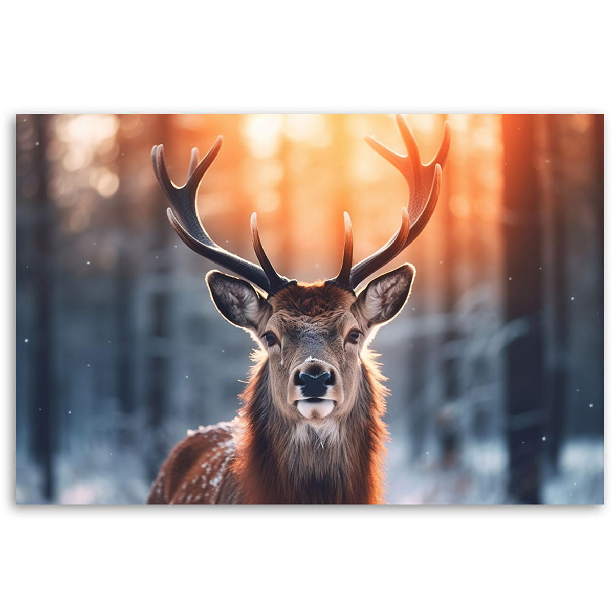 KUNSTDRUCK Braun 100/70 cm - Braun, Textil (100/70cm) - KUNSTLOFT