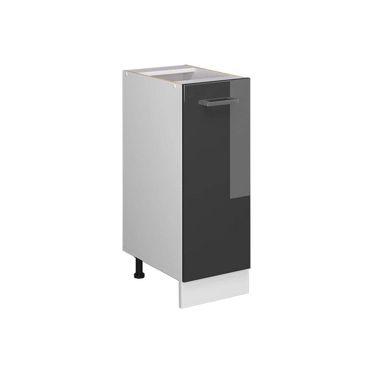 KUCHYŇSKÁ DVÍŘKA R-Line Antracitový vysoký lesk - vysoce lesklá černá, kompozitní dřevo (29.6/71.3/1.6cm) - Vicco