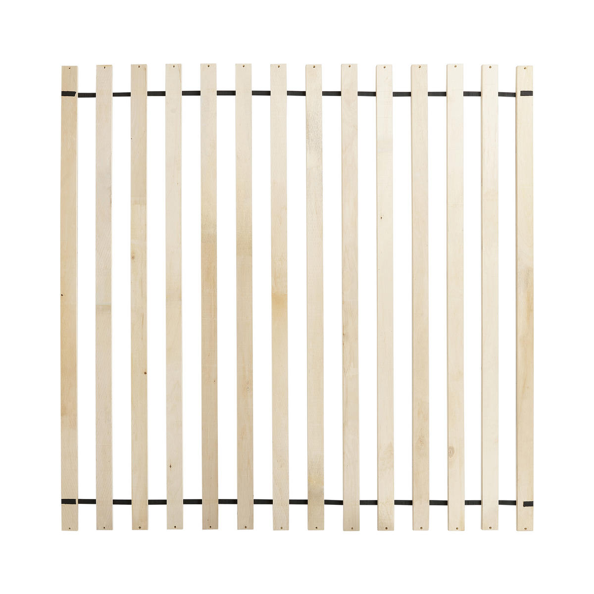 BETT mit Lattenrost 180/200 cm Hellbraun Boussicourt - Hellbraun/Schwarz, Holz (180/200cm) - Beliani