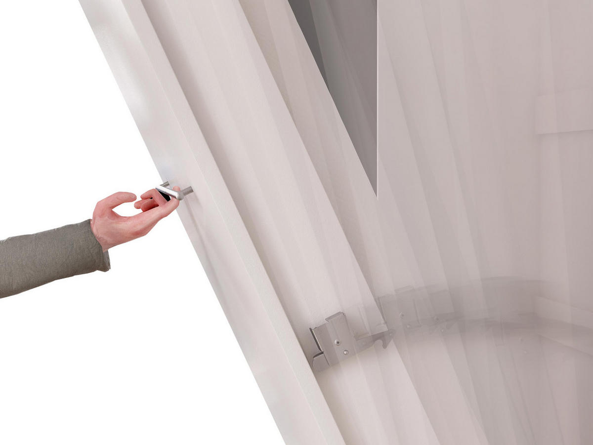 SCHRANKBETT Concept Pro II Horizontal - Grau, Holzwerkstoff (120/200cm) - MIRJAN24