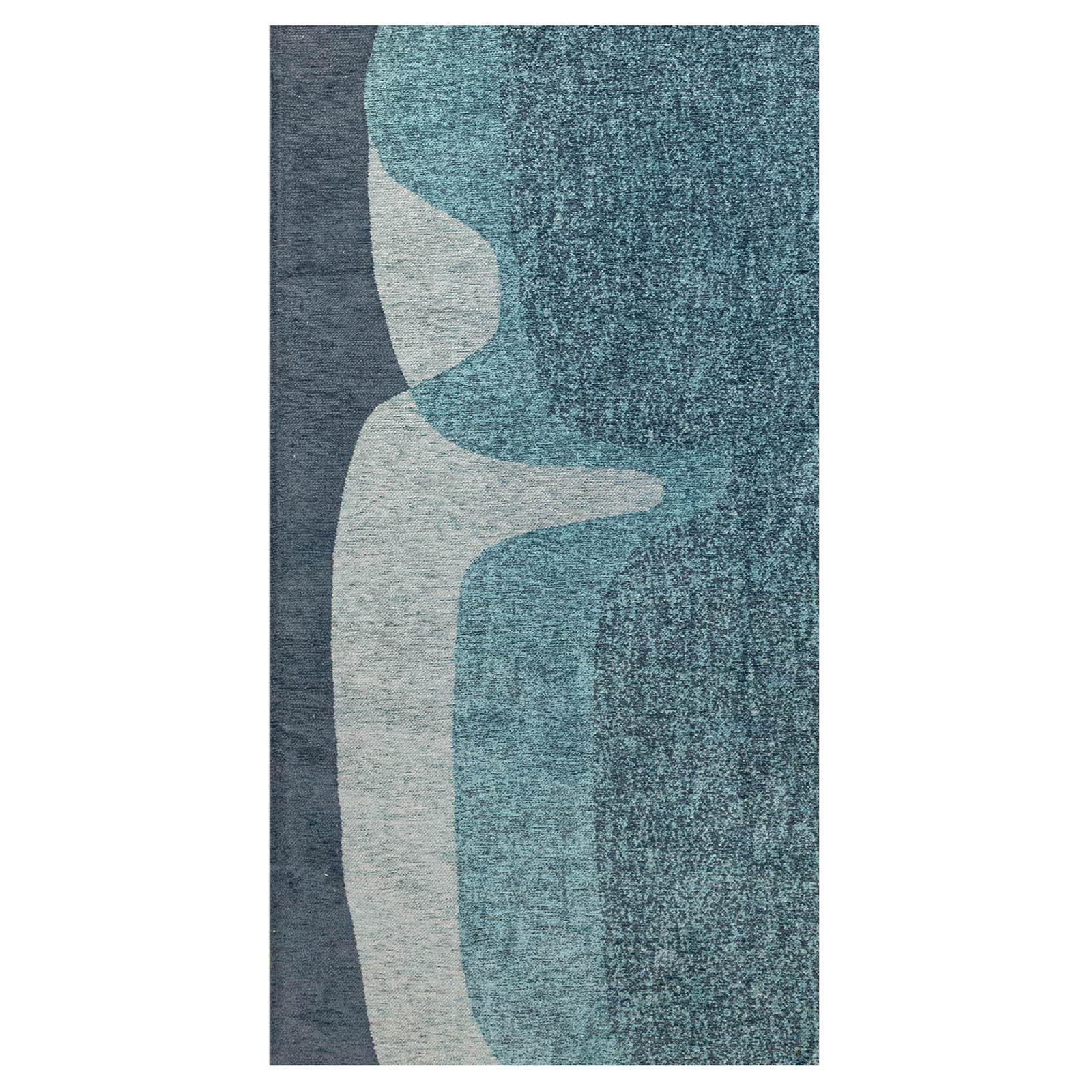 TEPPICH Poum Poum Clear Sky 80/150 cm - Blau, Textil (80/150cm) - Lola&Moi