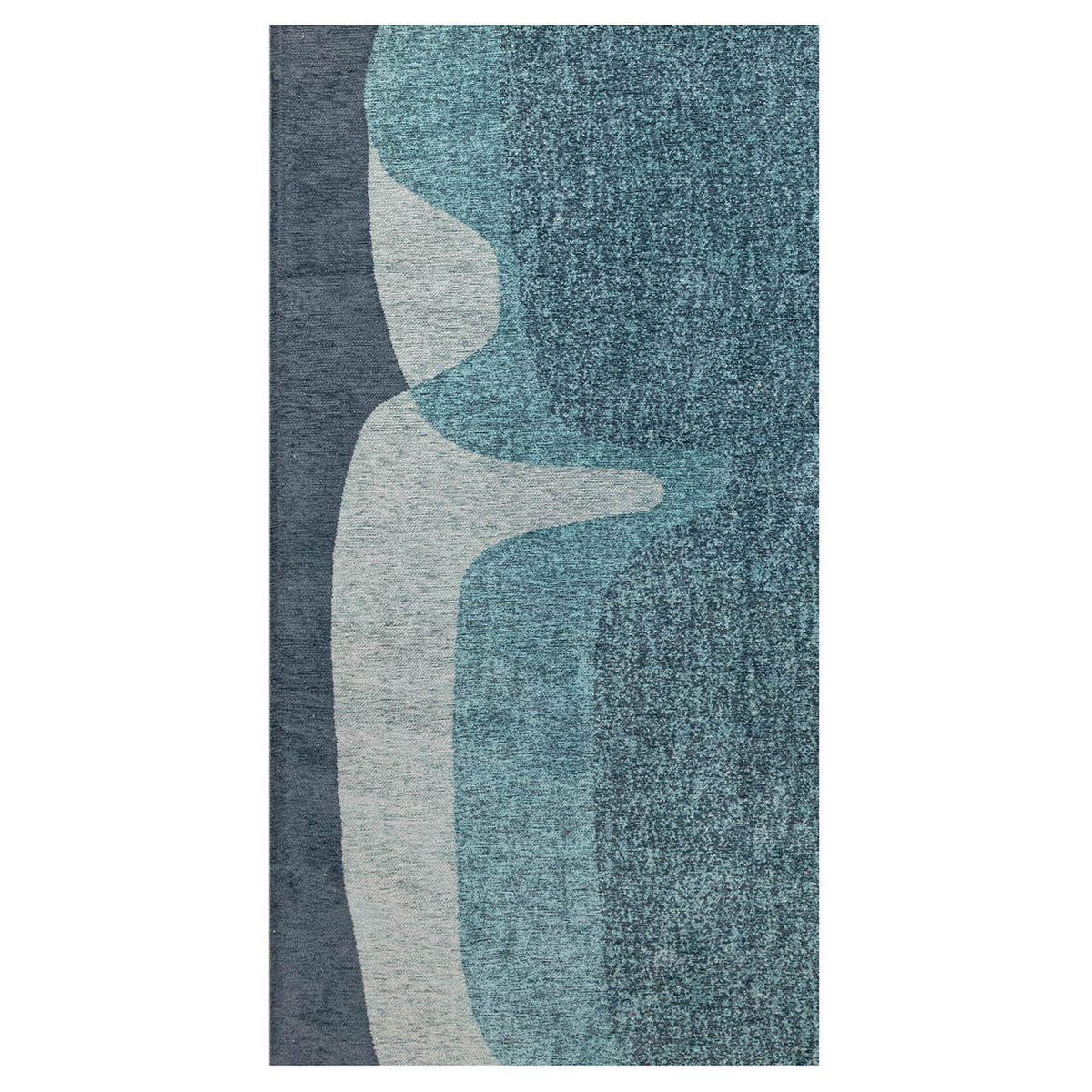 TEPPICH Poum Poum Clear Sky 80/150 cm - Blau, Textil (80/150cm) - Lola&Moi