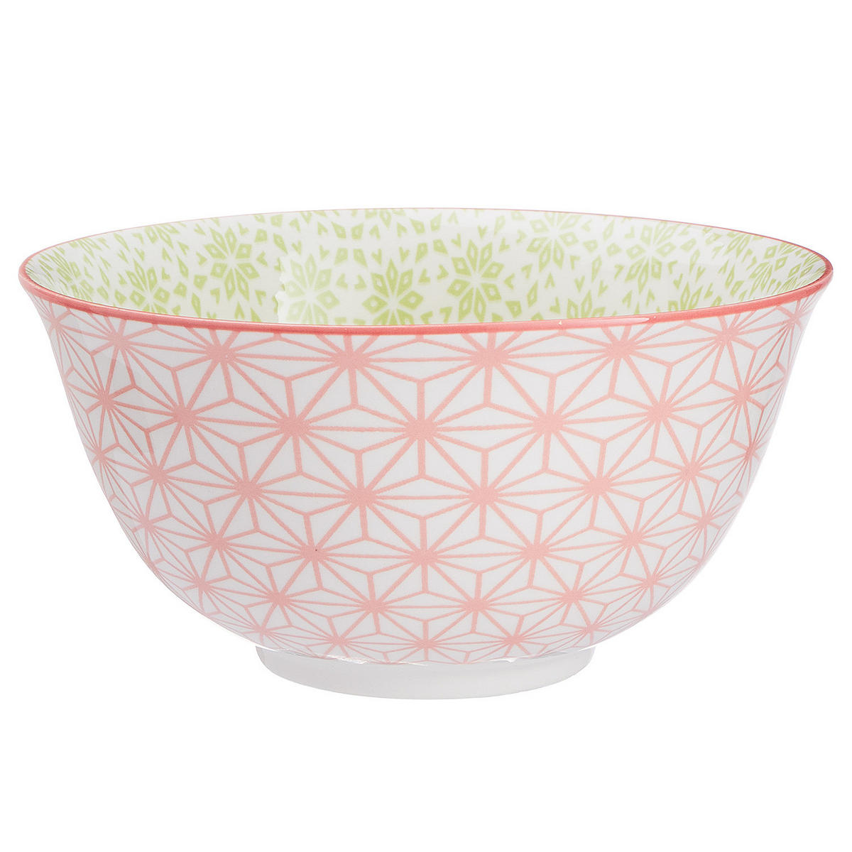 SCHALEN 6er-Set Ornaments 520 ml - Rosa, Keramik (15/15/7cm) - Butlers