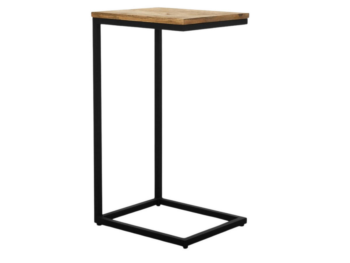 BEISTELLTISCH Rya Mangoholz 38 cm / 31 cm Natur - Naturfarben, Holz (31/38/68cm) - Villa Möbel