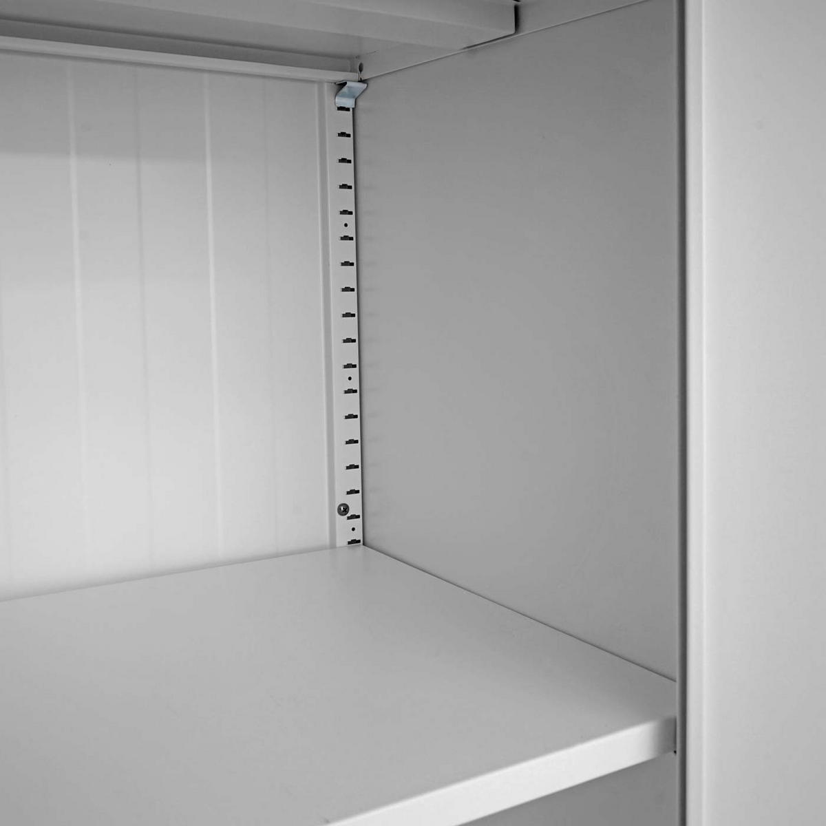 AKTENSCHRANK 140x90x40cm 2 Türen abschließbar Metall Grau - Grau, Metall (90/140/40cm) - PROREGAL