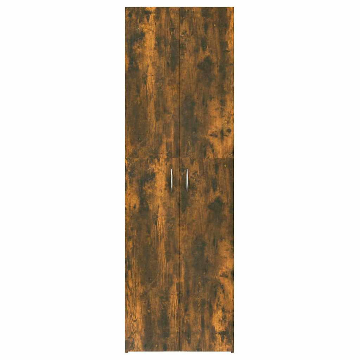 BÜROSCHRANK Räuchereiche 60/32/190 Cm Holzwerkstoff - Braun, Holzwerkstoff (32/190/60cm) - vidaXL