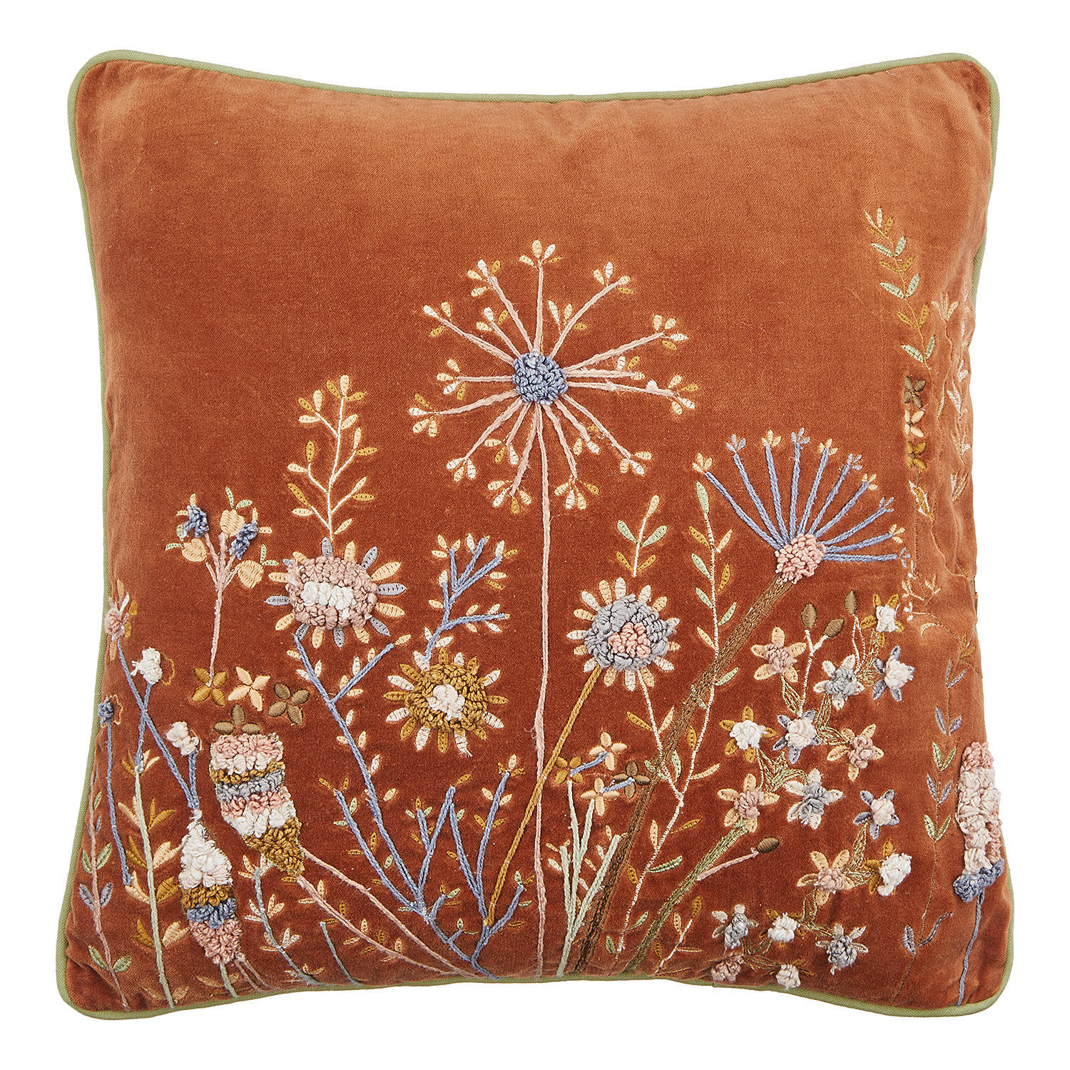 Butlers Kissen Dunkelorange 50x50 cm