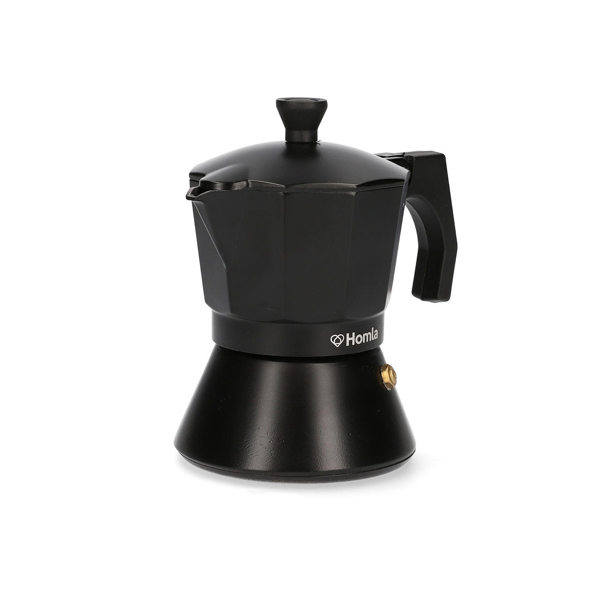 KAFFEEMASCHINE Mia Mokka schwarz 150 ml - Schwarz, Metall (10/15/16cm) - Homla