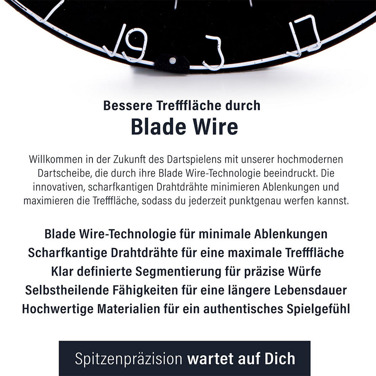 DARTSCHEIBE FINISH - Farbe: Rot - Rot, Textil/Metall (45.1/4cm) - Home Deluxe