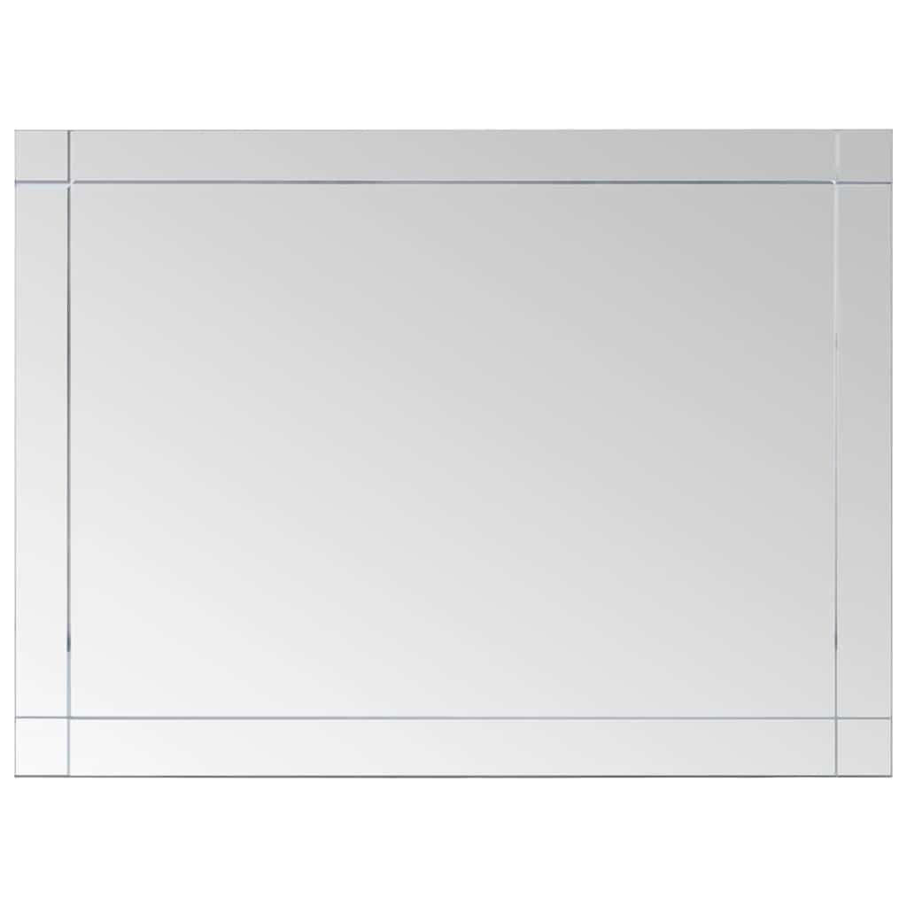 WANDSPIEGEL 60x50 cm Glas - Silberfarben, Glas (50/60/1cm) - furnicato