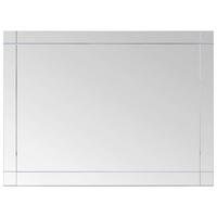 WANDSPIEGEL 60x50 cm Glas - Silberfarben, Glas (50/60/1cm) - furnicato