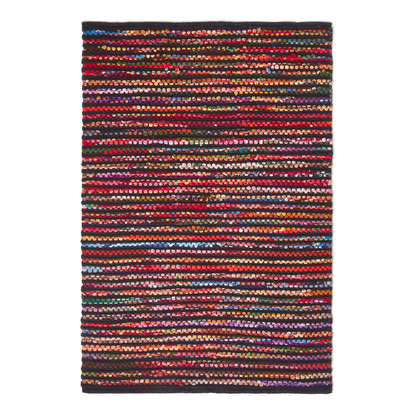 FLICKENTEPPICH Folk 120/170 cm - Multicolor, Textil (120/170cm) - Homescapes