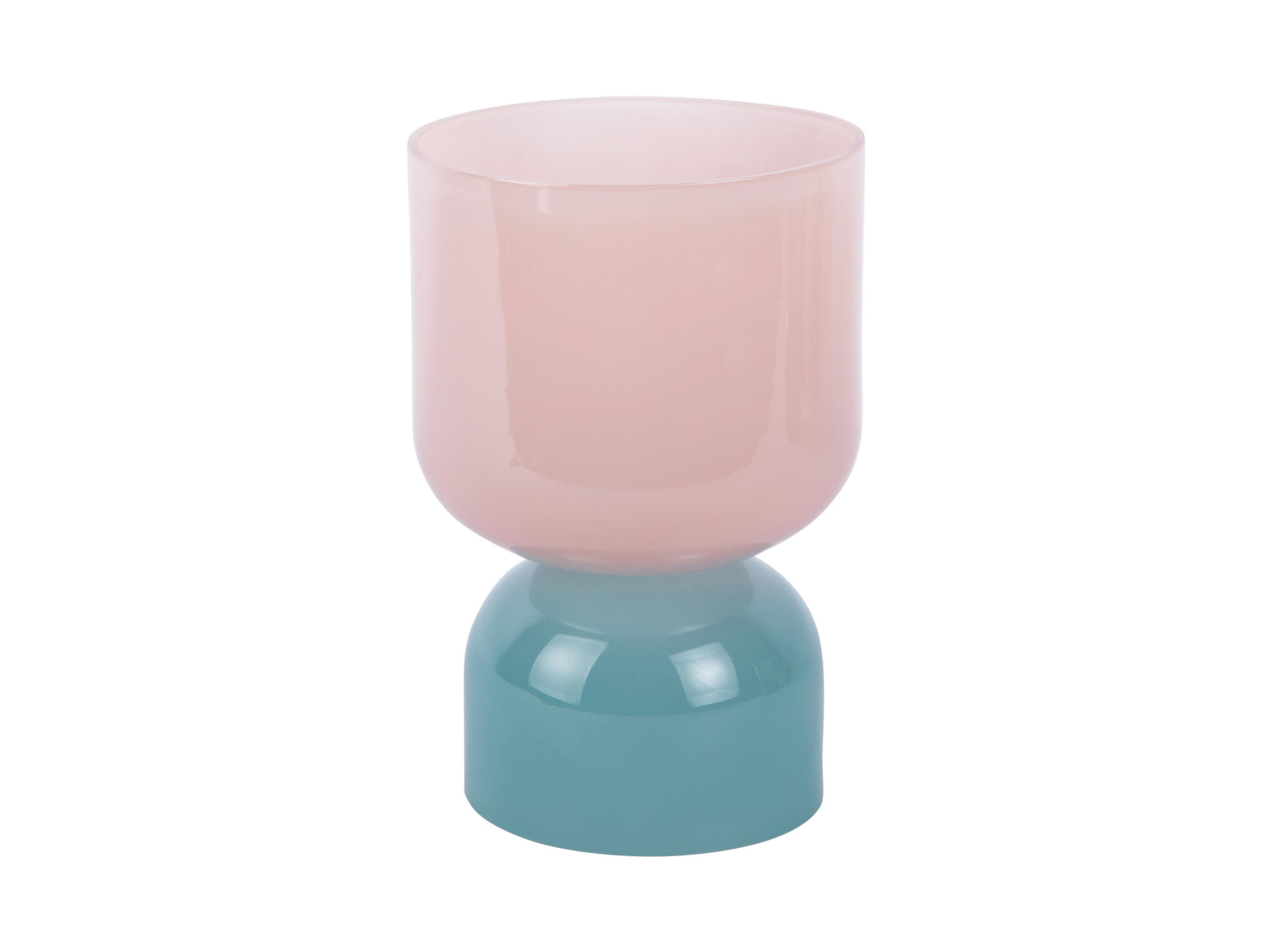 VASE Variado Colores Small - Rosa - 22 cm - Pink, Glas (15/22cm) - Present Time