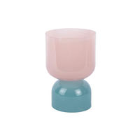VASE Variado Colores Small - Rosa - 22 cm - Pink, Glas (15/22cm) - Present Time