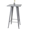 STEHTISCH METALL eckig Grau - Grau, Metall (60/60/105cm) - MCW
