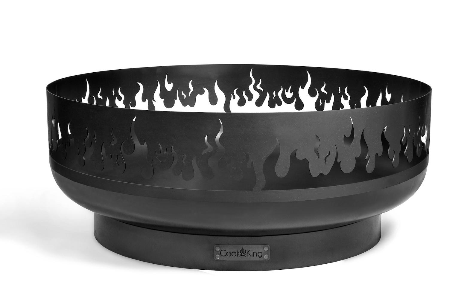 Feuerschale „FIRE“ 80 cm - Rostfarben, Metall (80/80cm) - Cook King