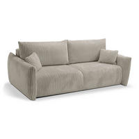 SOFA Hallora - Creme (Tilia 11) - Creme, Holzwerkstoff (240/88/108cm) - Möblo
