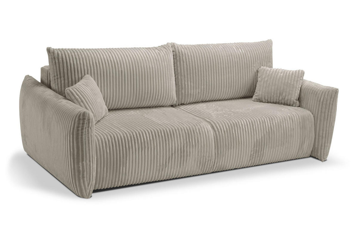 SOFA Hallora - Creme (Tilia 11) - Creme, Holzwerkstoff (240/88/108cm) - Möblo