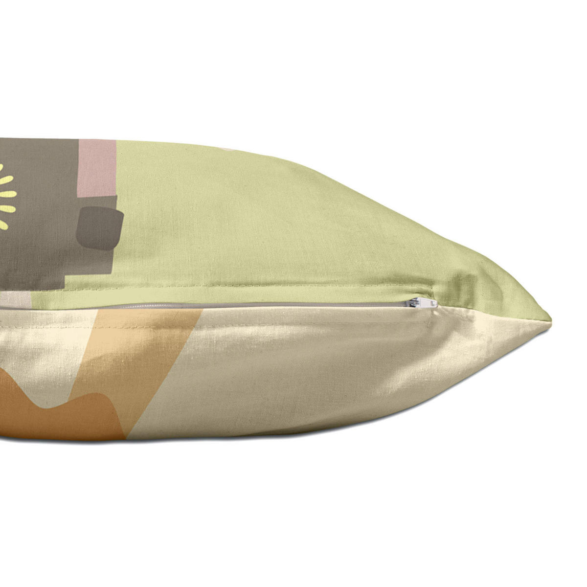 KISSENBEZUG camping 50x30 cm mehrfarbig - Multicolor, Textil (50/30cm) - Happy Friday